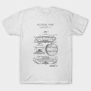 MILITARY TANK patent T-Shirt